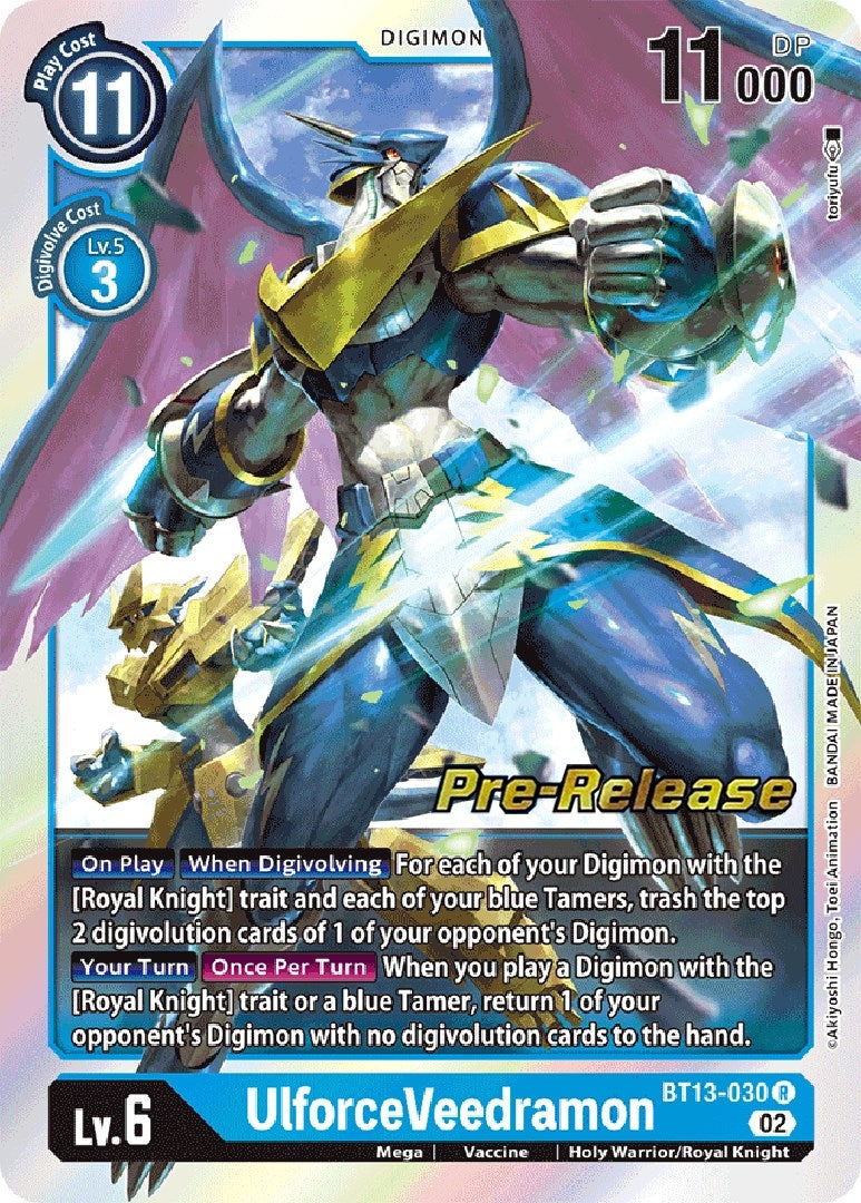 Image for UlforceVeedramon (BT13_PR) (BT13-030 R) - Digimon Card Game
