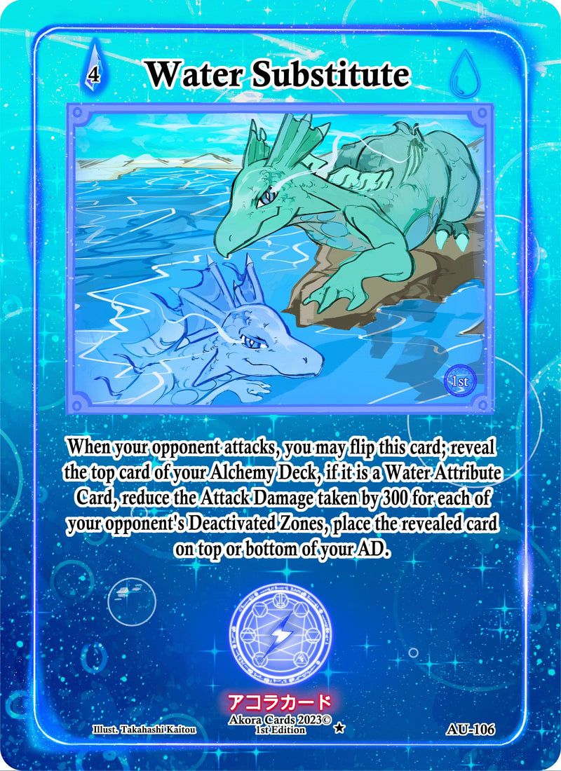 Image for Water Substitute (Afelium Unleashed [1st Edition]) (AU-106) - Akora TCG