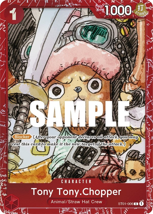 Image for Tony Tony.Chopper (Premium Card Collection -ONE PIECE FILM RED Edition-) (One Piece Promotion Cards) (ST01-006) - One Piece Card Game
