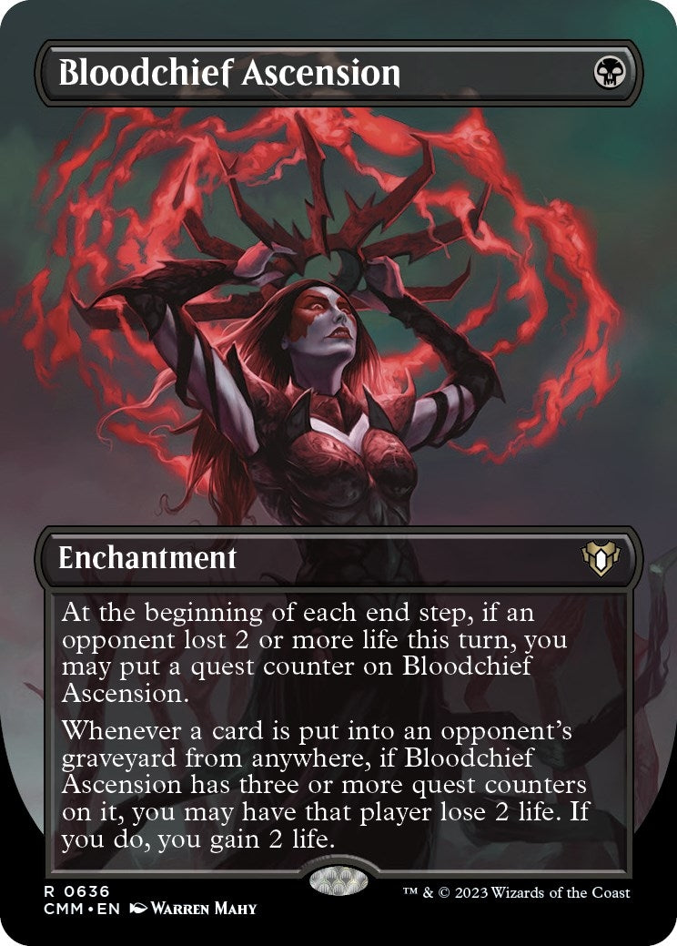 Image for Bloodchief Ascension (Borderless) (Commander Masters) (636) - Magic: The Gathering