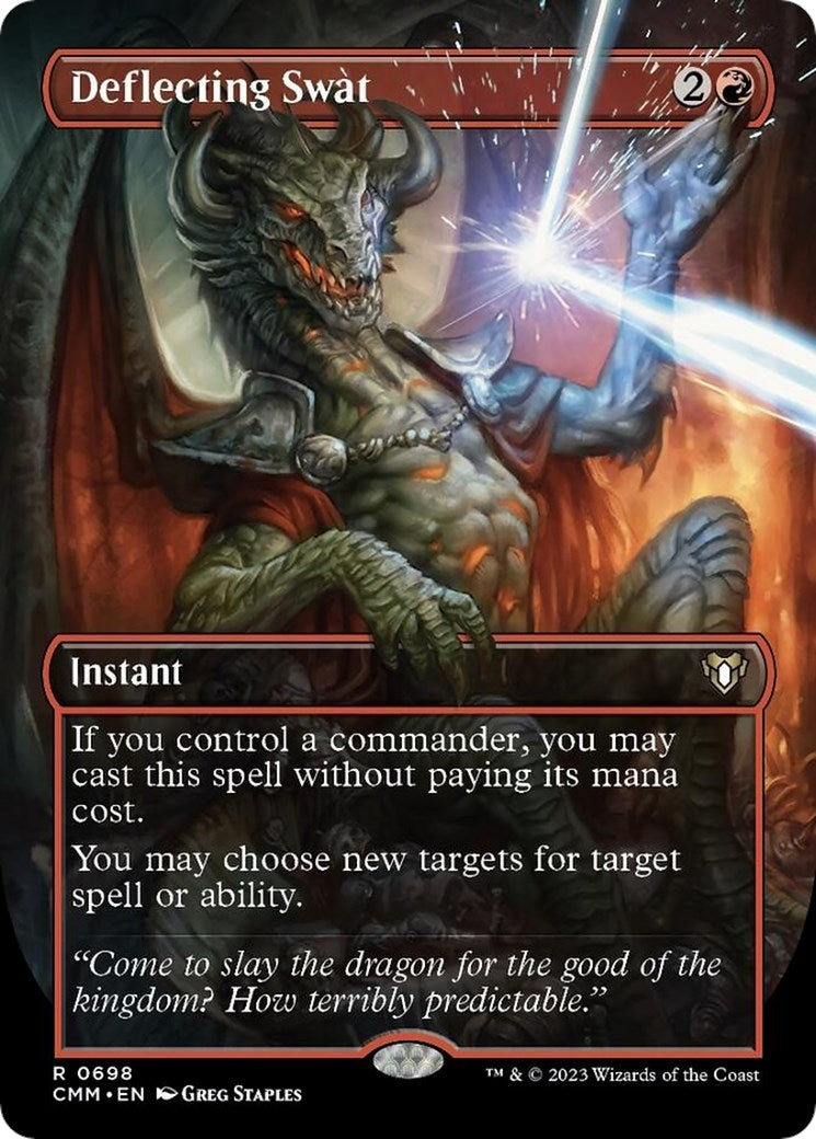 Image for Deflecting Swat (Borderless) (Commander Masters) (698) - Magic: The Gathering