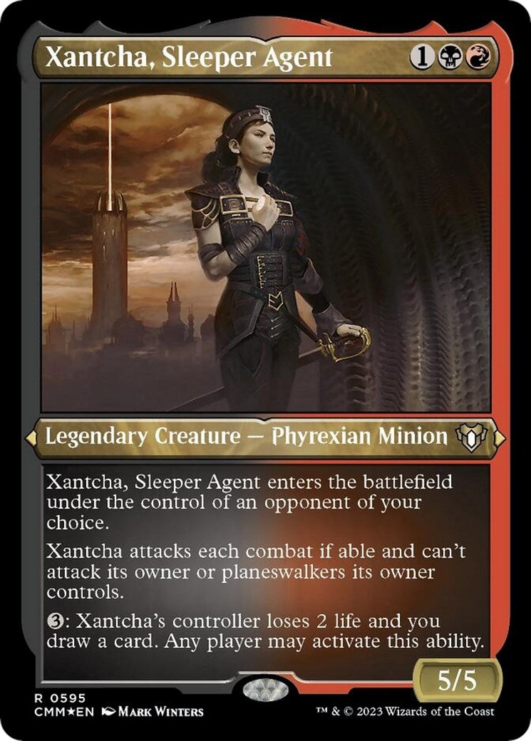 Image for Xantcha, Sleeper Agent (Foil Etched) (Commander Masters) (595) - Magic: The Gathering