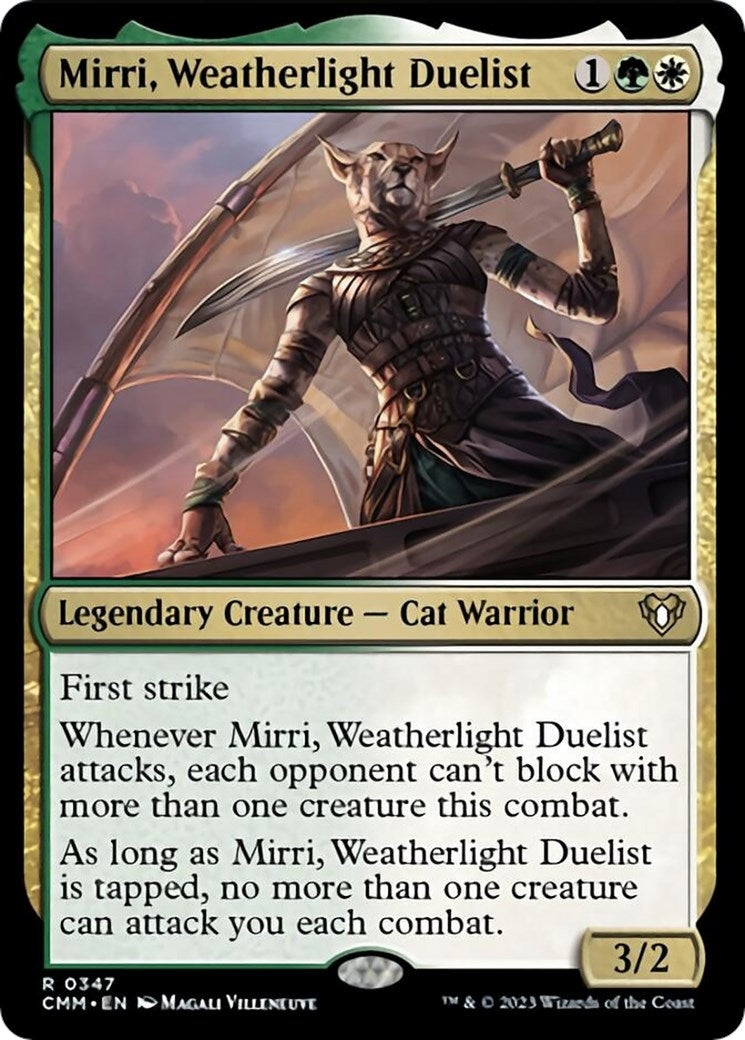 Image for Mirri, Weatherlight Duelist (Commander Masters) (347) - Magic: The Gathering