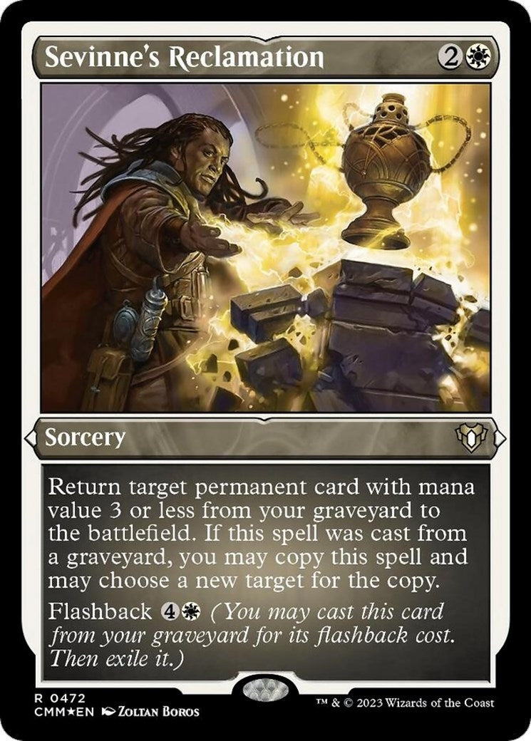 Image for Sevinne's Reclamation (Foil Etched) (Commander Masters) (472) - Magic: The Gathering