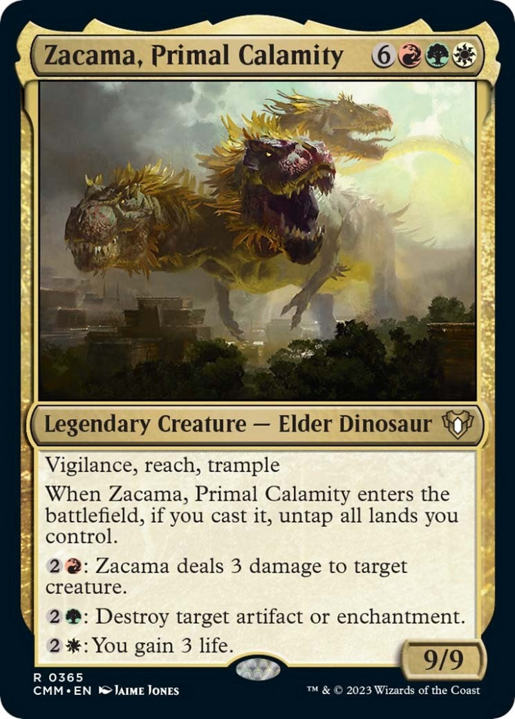 Image for Zacama, Primal Calamity (Commander Masters) (365) - Magic: The Gathering