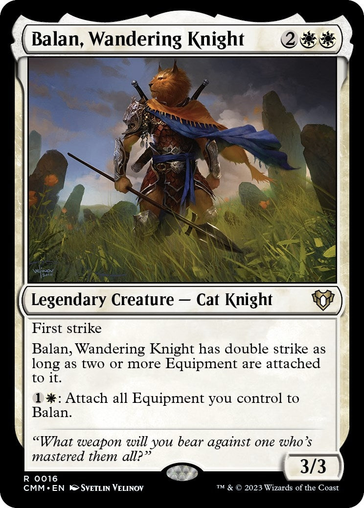 Image for Balan, Wandering Knight (Commander Masters) (16) - Magic: The Gathering