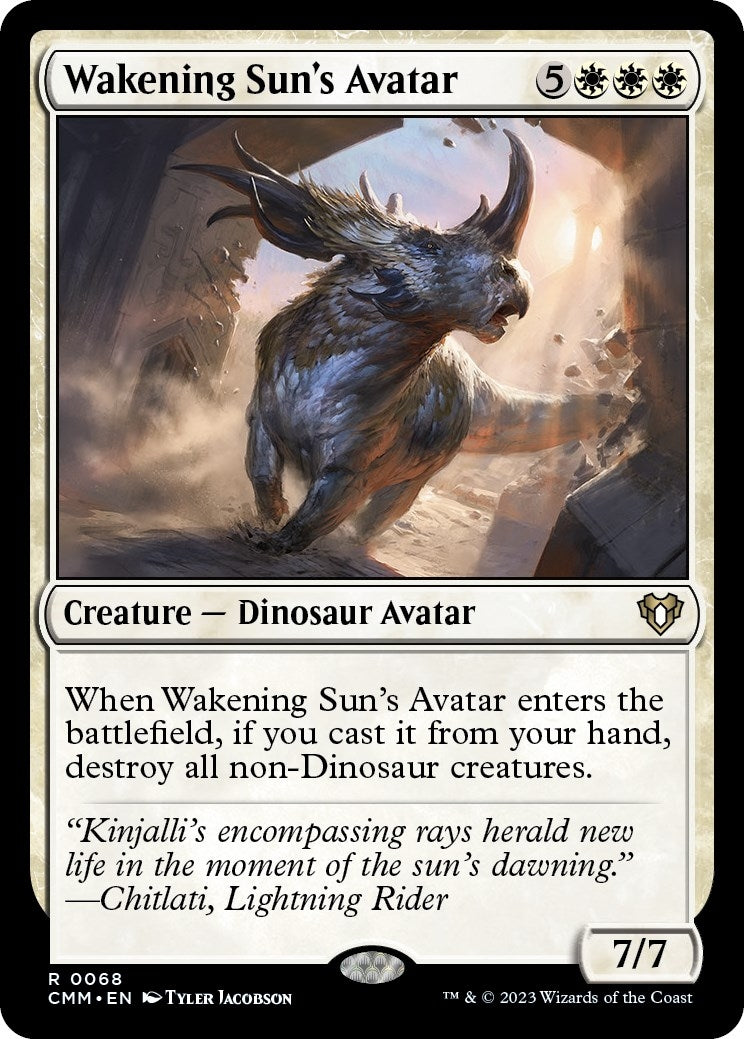 Image for Wakening Sun's Avatar (Commander Masters) (68) - Magic: The Gathering