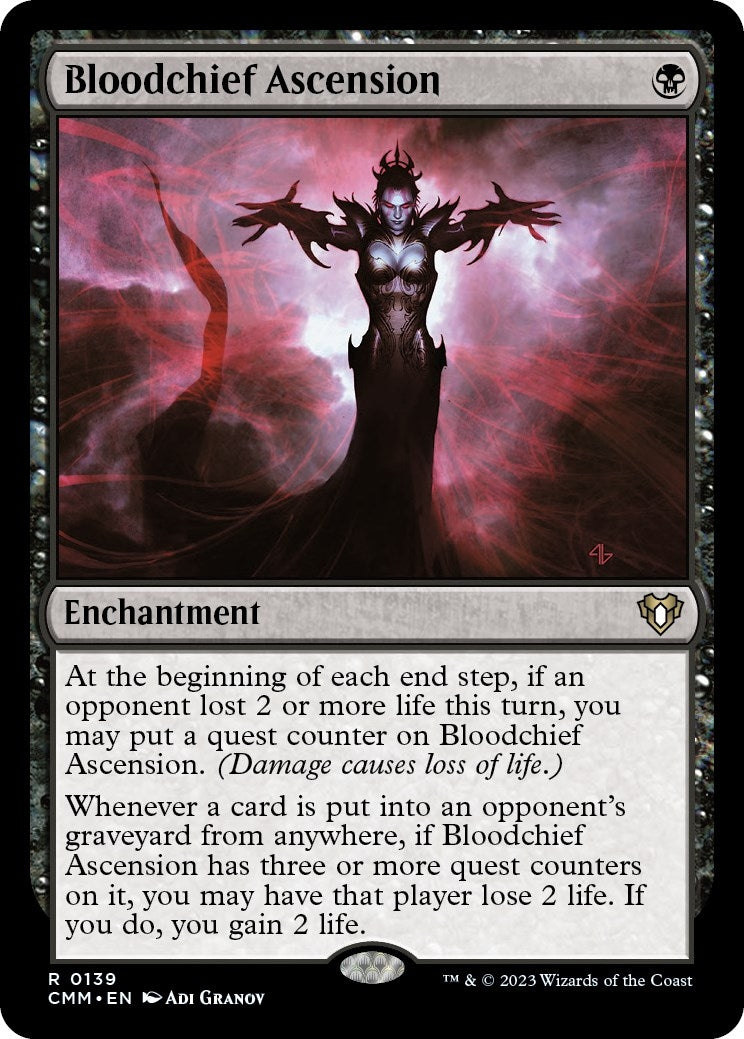 Image for Bloodchief Ascension (Commander Masters) (139) - Magic: The Gathering