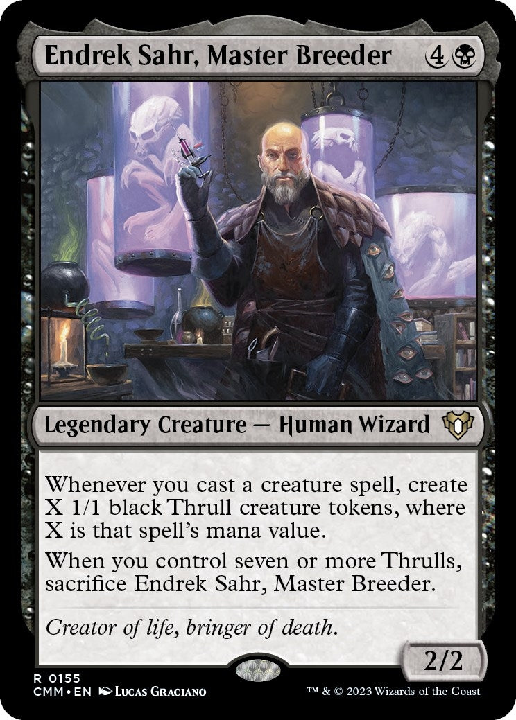 Image for Endrek Sahr, Master Breeder (Commander Masters) (155) - Magic: The Gathering