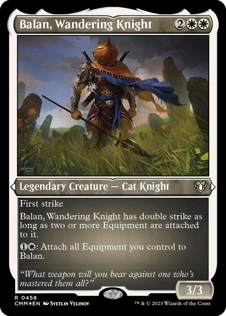Image for Balan, Wandering Knight (Foil Etched) (Commander Masters) (458) - Magic: The Gathering