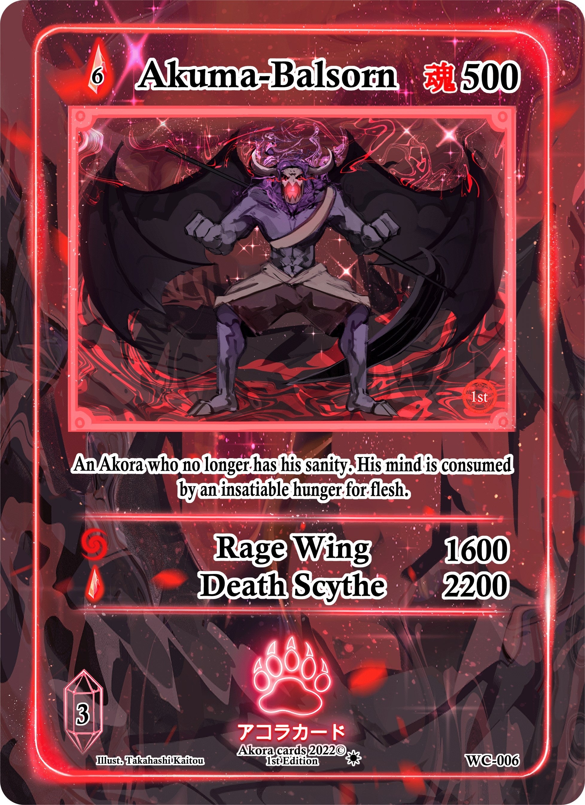 Image for Akuma-Balsorn (Warped Crusaders [1st Edition]) (WC-006) - Akora TCG