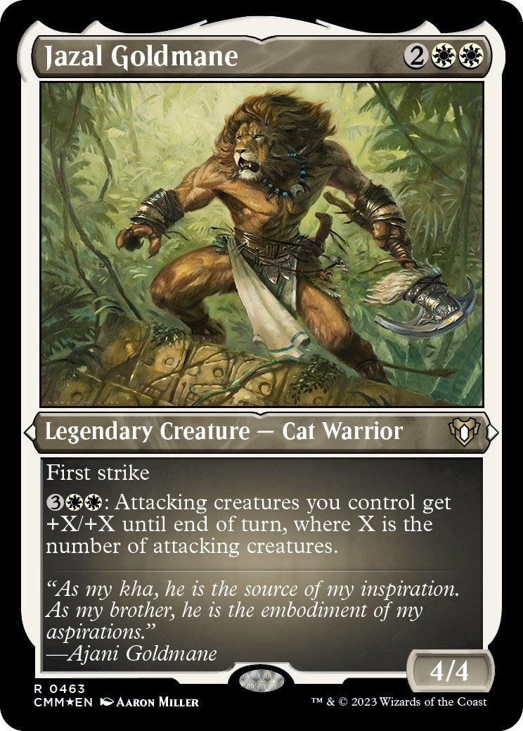 Image for Jazal Goldmane (Foil Etched) (Commander Masters) (463) - Magic: The Gathering