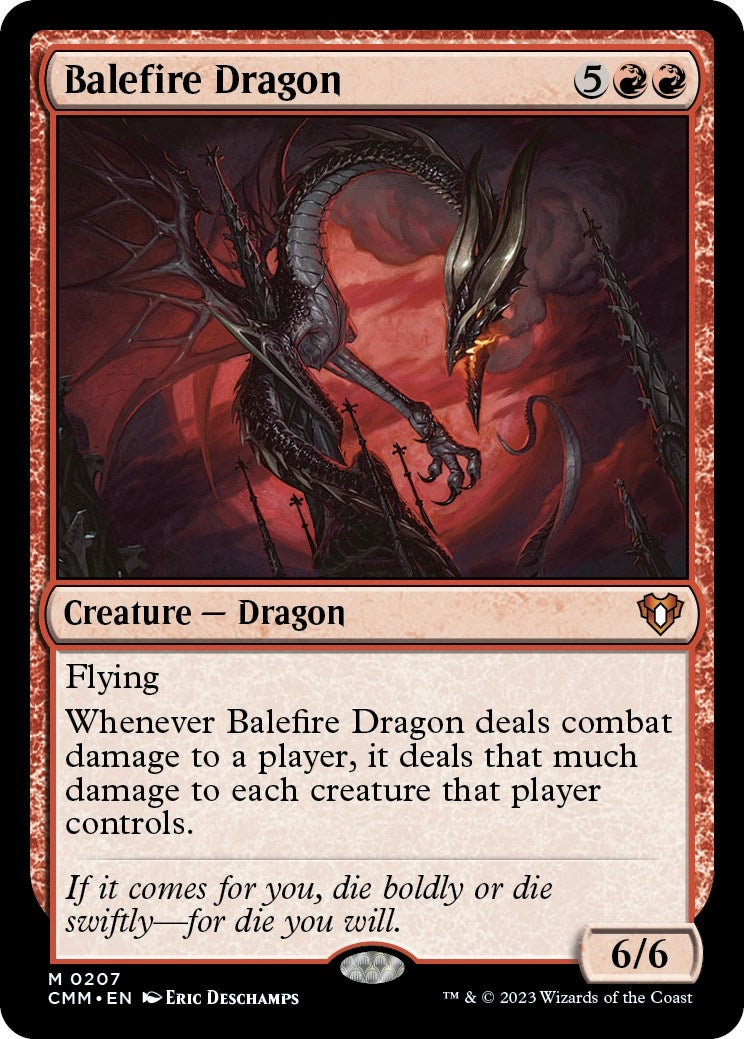 Image for Balefire Dragon (Commander Masters) (207) - Magic: The Gathering