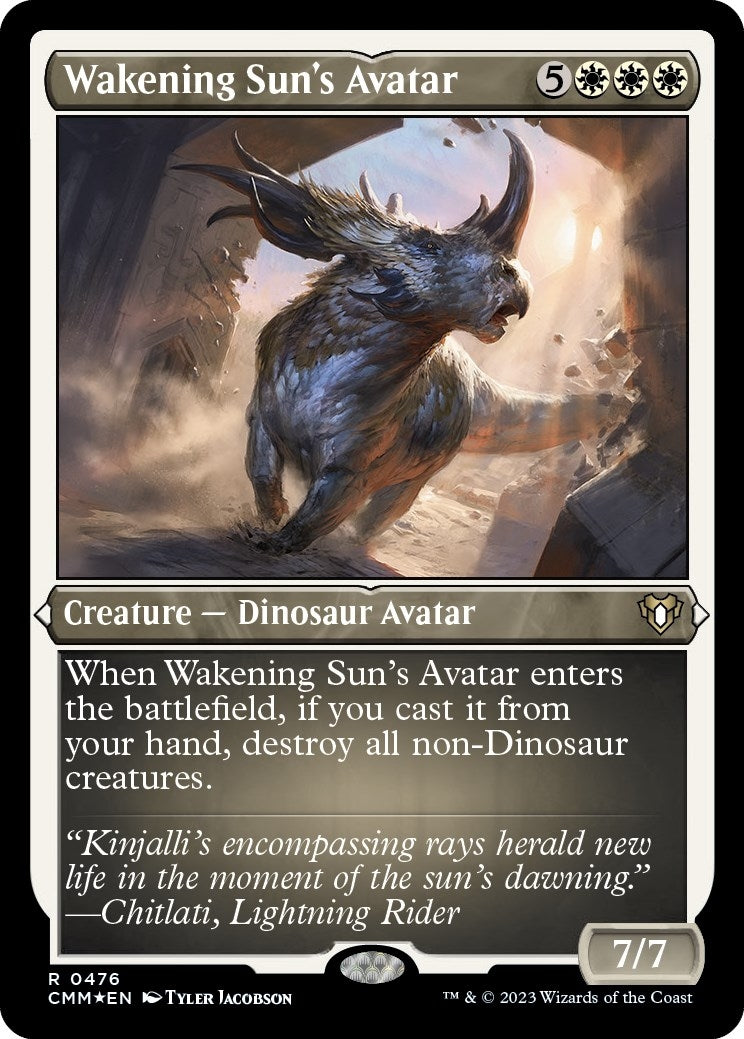 Image for Wakening Sun's Avatar (Foil Etched) (Commander Masters) (476) - Magic: The Gathering