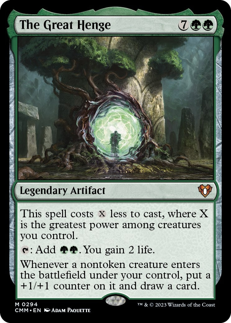 Image for The Great Henge (Commander Masters) (294) - Magic: The Gathering