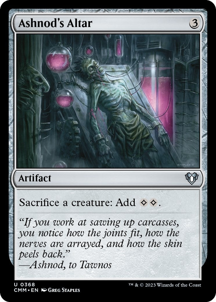 Image for Ashnod's Altar (Commander Masters) (368) - Magic: The Gathering
