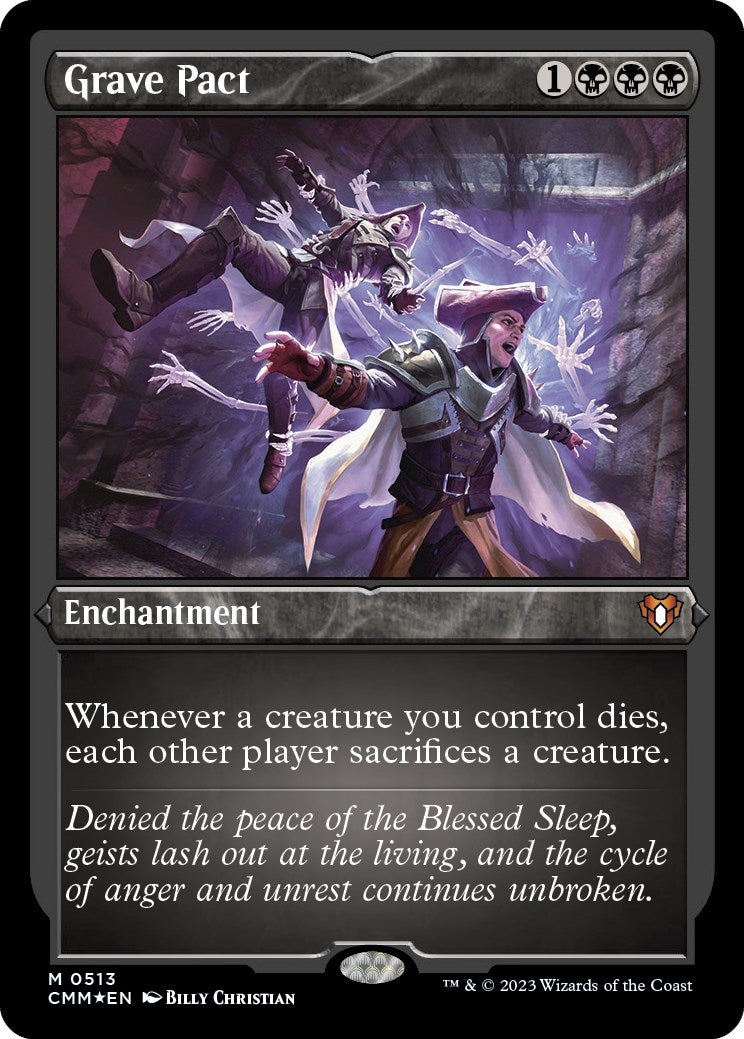 Image for Grave Pact (Foil Etched) (Commander Masters) (513) - Magic: The Gathering