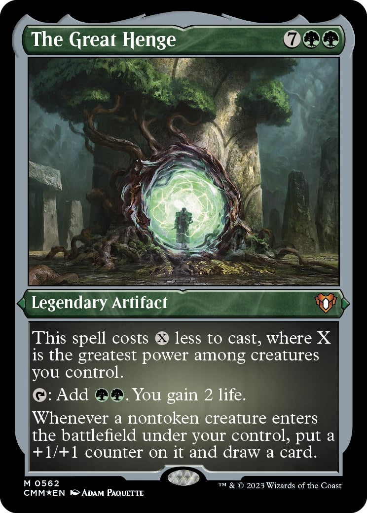 Image for The Great Henge (Foil Etched) (Commander Masters) (562) - Magic: The Gathering
