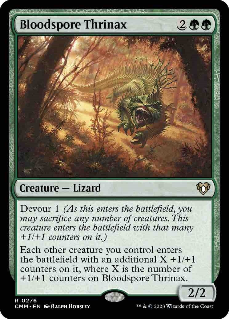 Image for Bloodspore Thrinax (Commander Masters) (276) - Magic: The Gathering