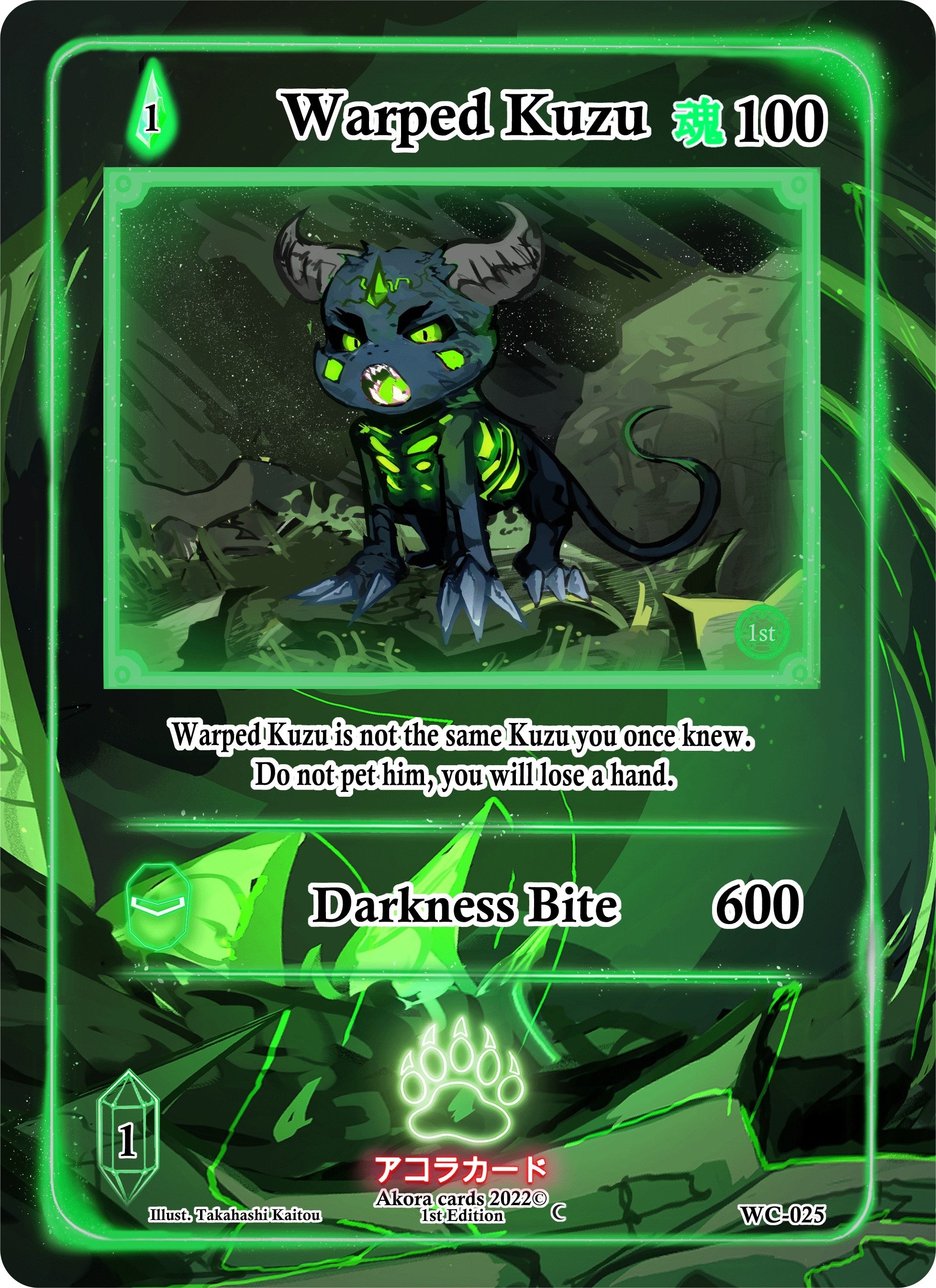 Image for Warped Kuzu (Warped Crusaders [1st Edition]) (WC-025) - Akora TCG