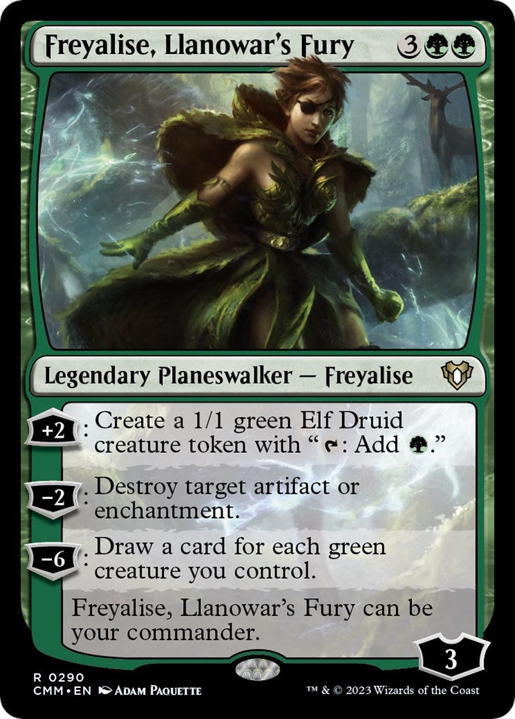 Image for Freyalise, Llanowar's Fury (Commander Masters) (290) - Magic: The Gathering