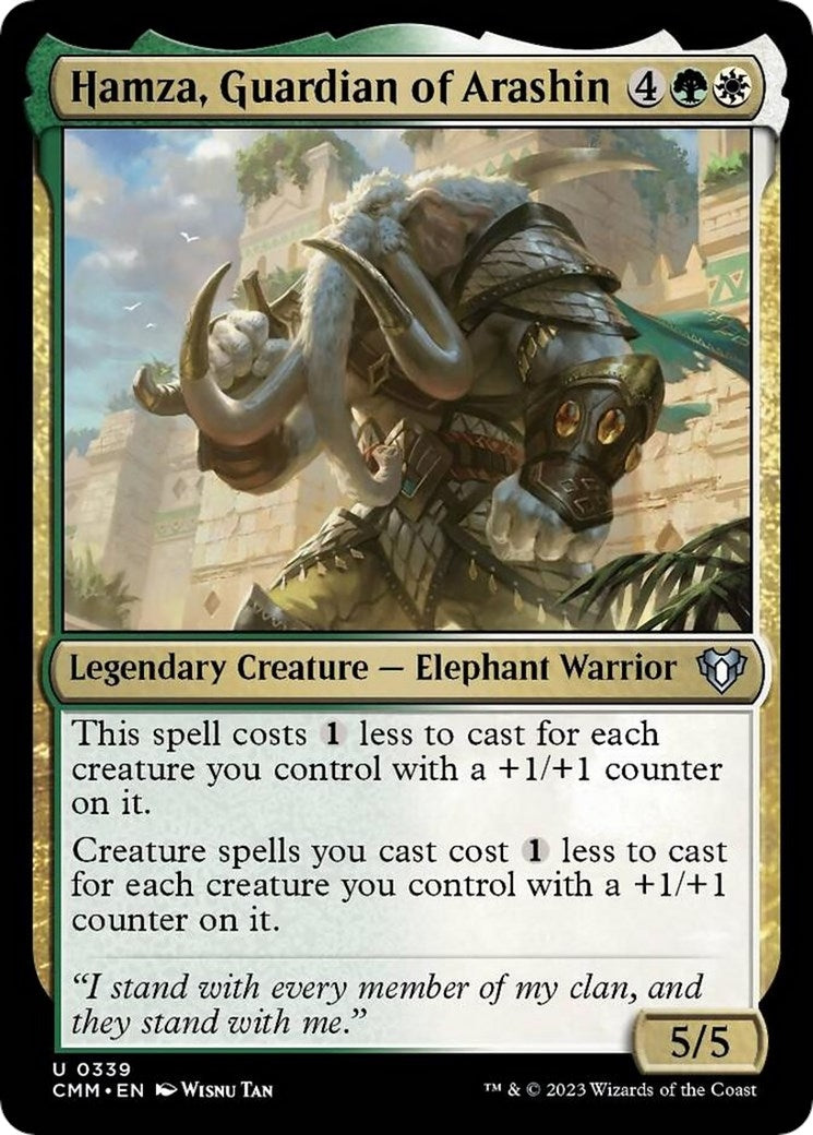 Image for Hamza, Guardian of Arashin (Commander Masters) (339) - Magic: The Gathering