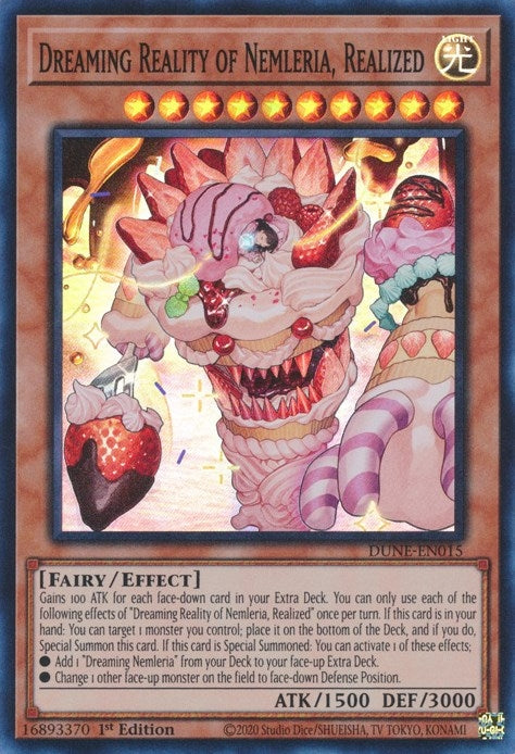 Image for Dreaming Reality of Nemleria, Realized (Duelist Nexus) (DUNE-EN015) - YuGiOh