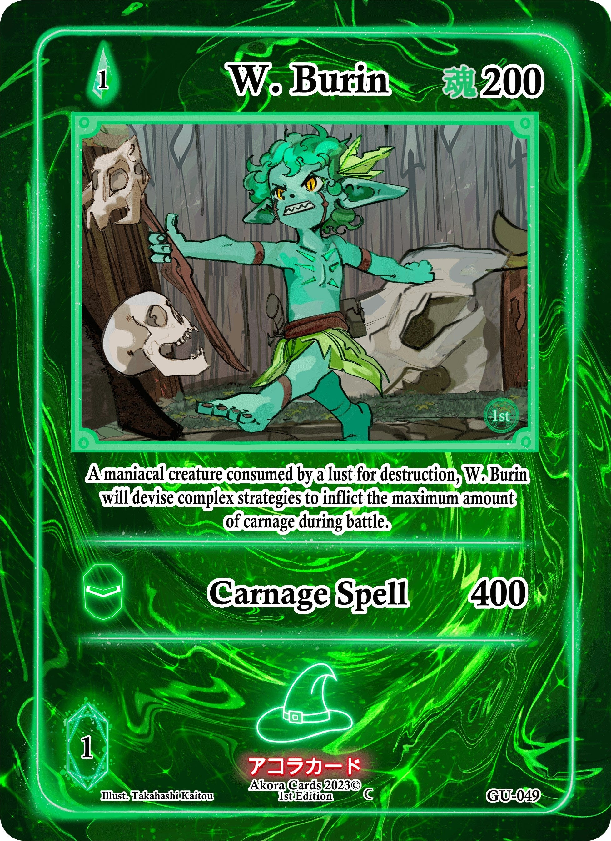Image for W. Burin (Grordhelm Uprising [1st Edition]) (GU-049) - Akora TCG