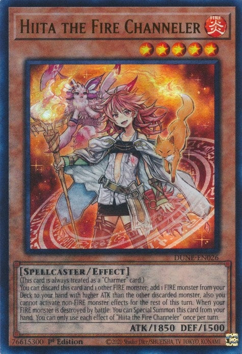 Image for Hiita the Fire Channeler (Duelist Nexus) (DUNE-EN026) - YuGiOh