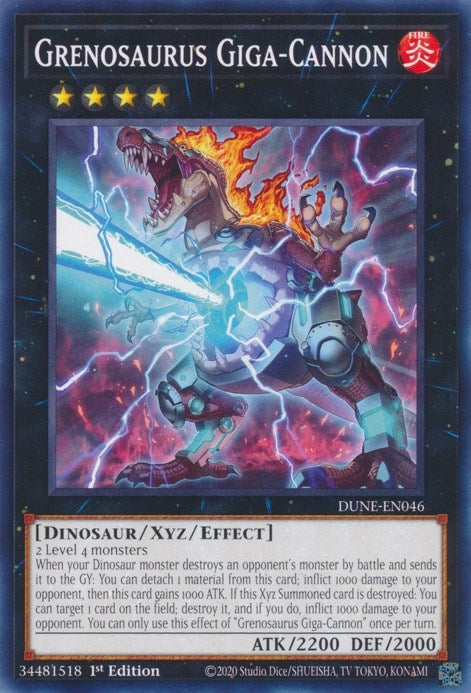 Image for Grenosaurus Giga-Cannon (Duelist Nexus) (DUNE-EN046) - YuGiOh