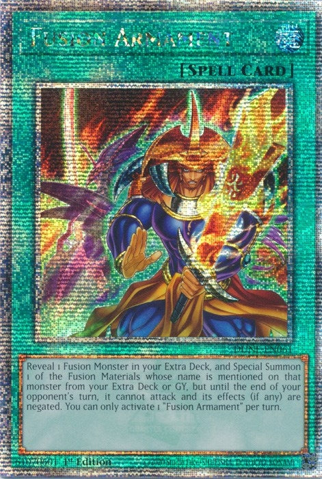 Image for Fusion Armament (Quarter Century Secret Rare) (Duelist Nexus) (DUNE-EN061) - YuGiOh