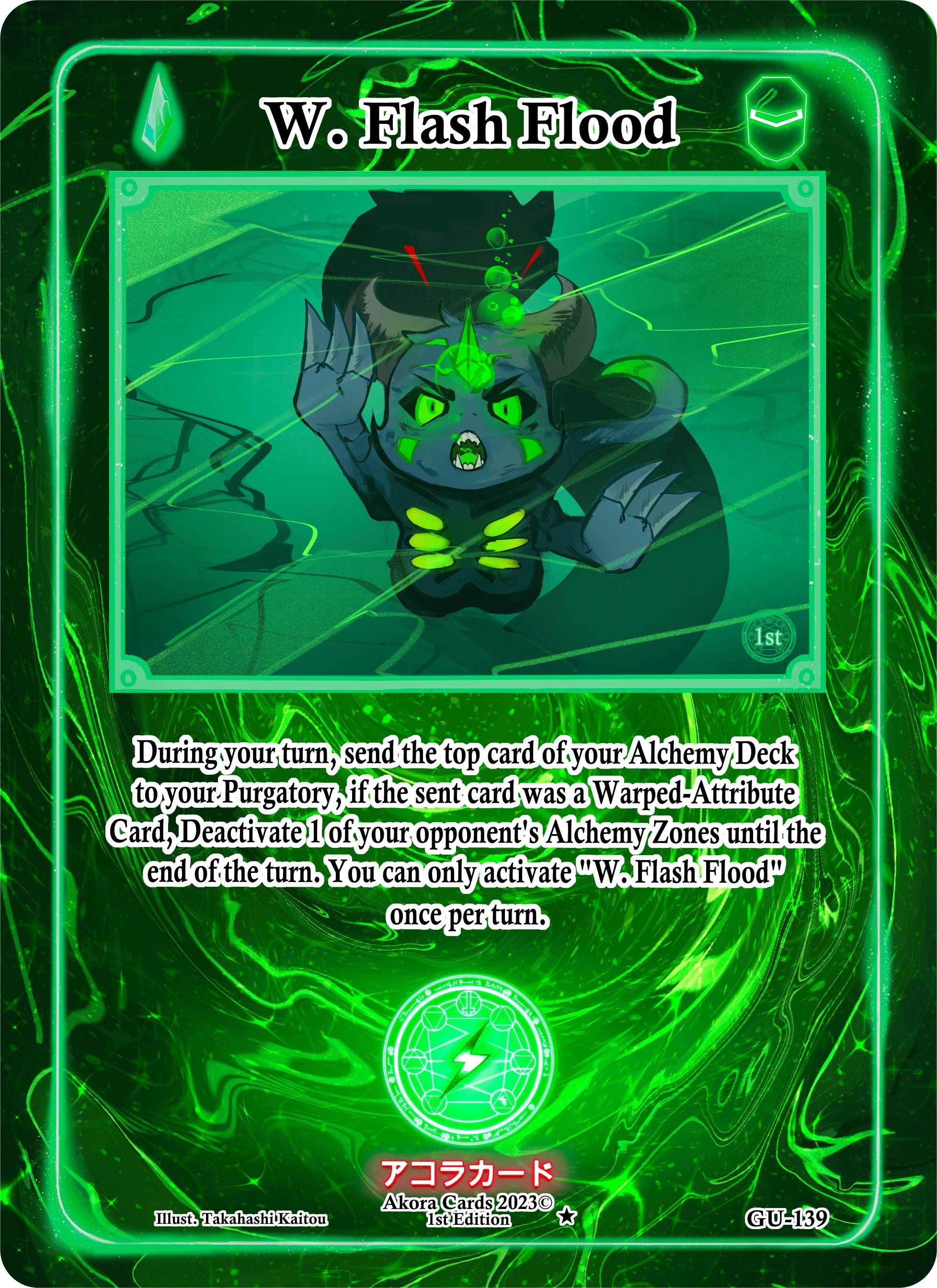Image for W. Flash Flood (Grordhelm Uprising [1st Edition]) (GU-139) - Akora TCG