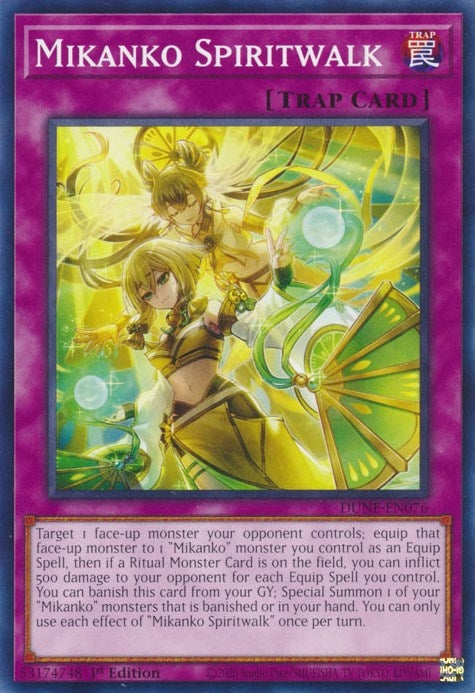 Image for Mikanko Spiritwalk (Duelist Nexus) (DUNE-EN076) - YuGiOh