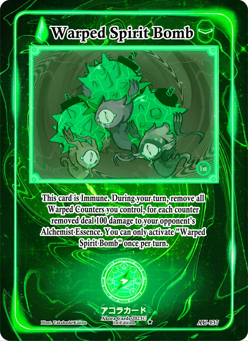 Image for Warped Spirit Bomb (Afelium Unleashed [1st Edition]) (AU-137) - Akora TCG
