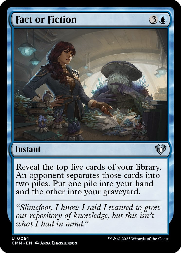 Image for Fact or Fiction (Commander Masters) (91) - Magic: The Gathering