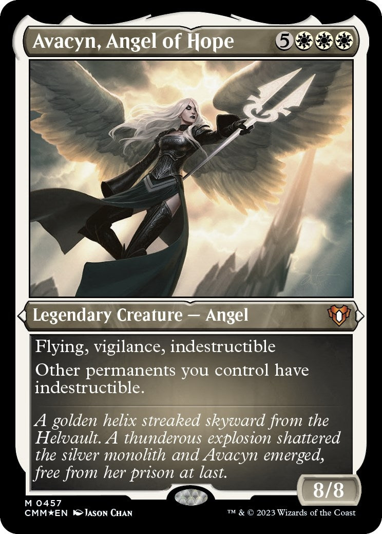 Image for Avacyn, Angel of Hope (Foil Etched) (Commander Masters) (457) - Magic: The Gathering