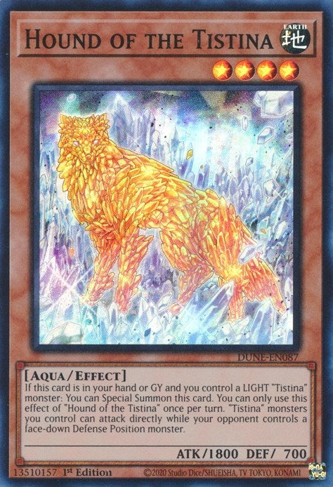 Image for Hound of the Tistina (Duelist Nexus) (DUNE-EN087) - YuGiOh