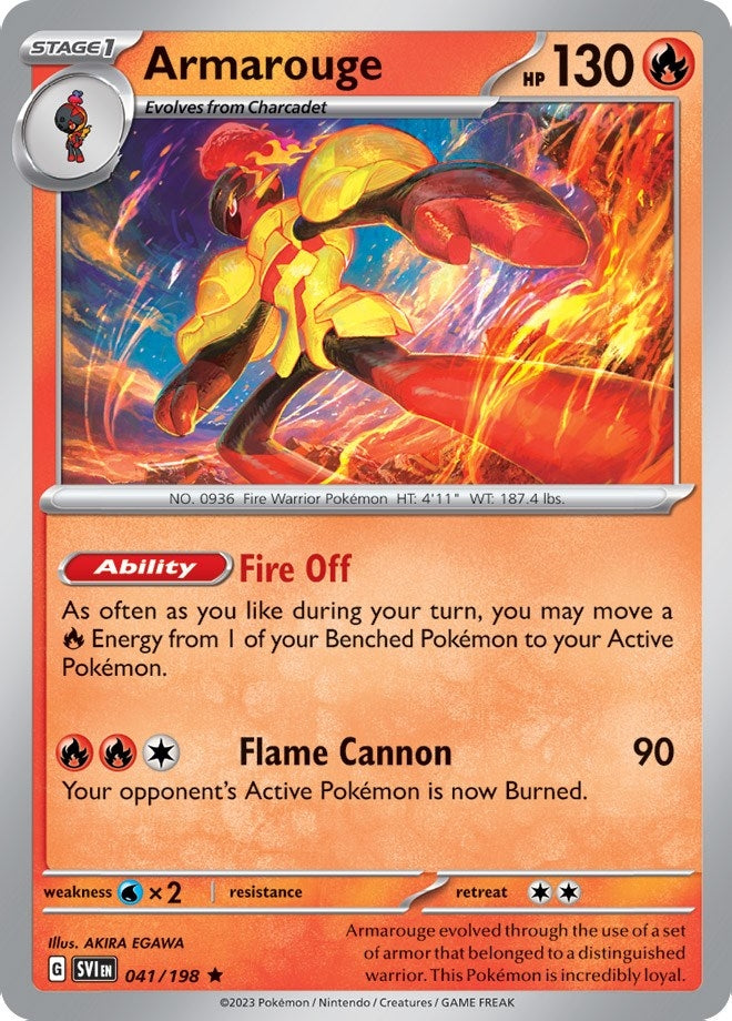 Image for Armarouge - 041/198 (Line Holo) (Miscellaneous Cards & Products) (041/198) - Pokemon