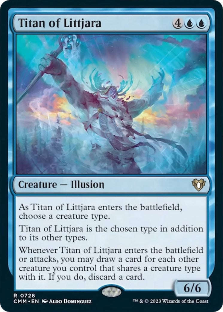 Image for Titan of Littjara (Commander Masters) (728) - Magic: The Gathering