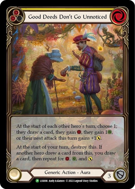 Image for Good Deeds Don't Go Unnoticed - LSS006 (Flesh and Blood: Promo Cards) (LSS006) - Flesh and Blood TCG