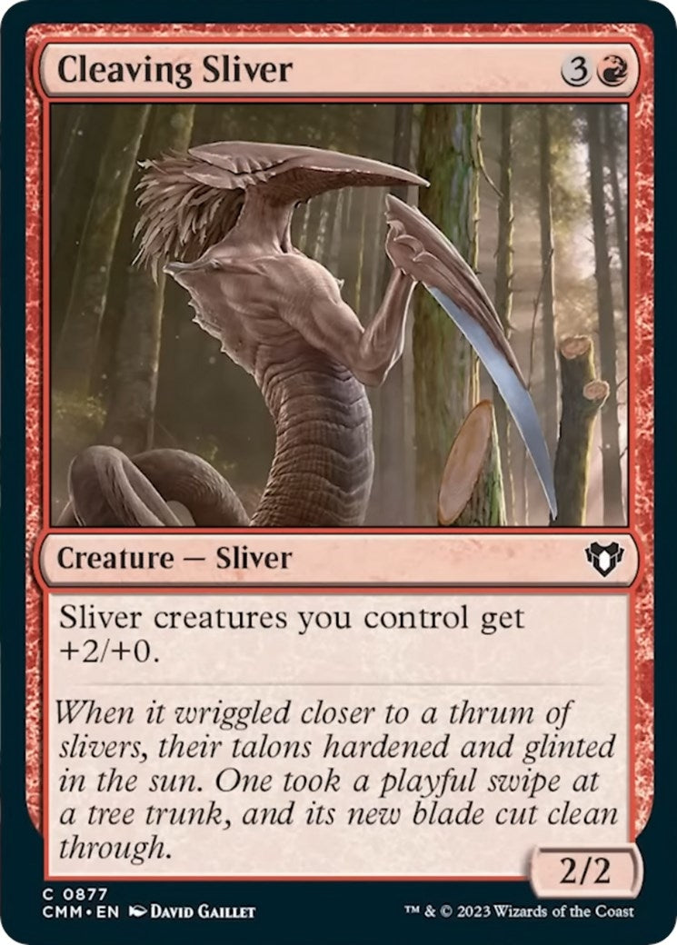 Image for Cleaving Sliver (Commander Masters) (877) - Magic: The Gathering