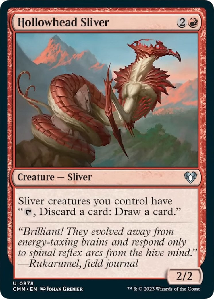 Image for Hollowhead Sliver (Commander Masters) (878) - Magic: The Gathering