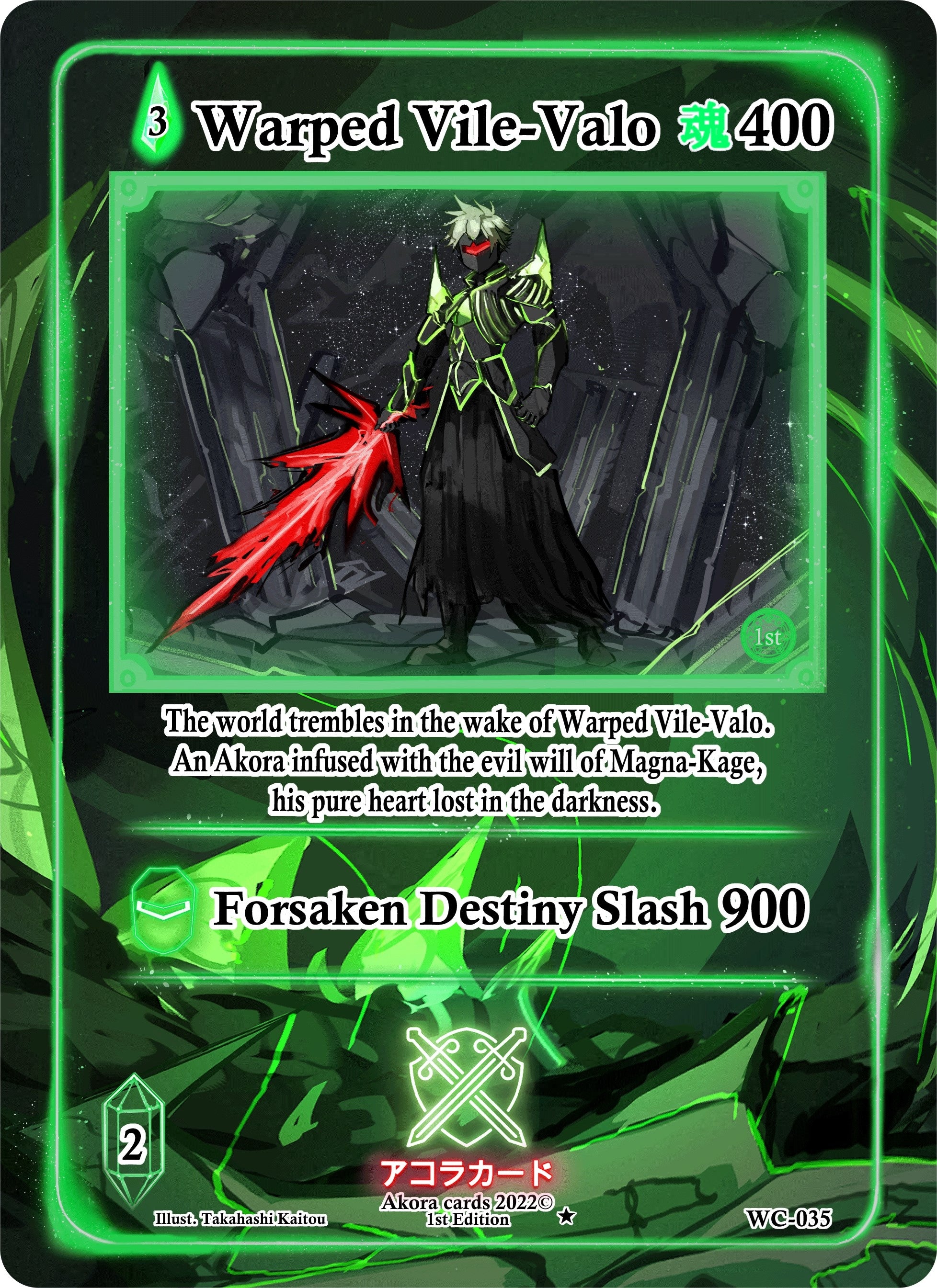 Image for Warped Vile-Valo (Warped Crusaders [1st Edition]) (WC-035) - Akora TCG