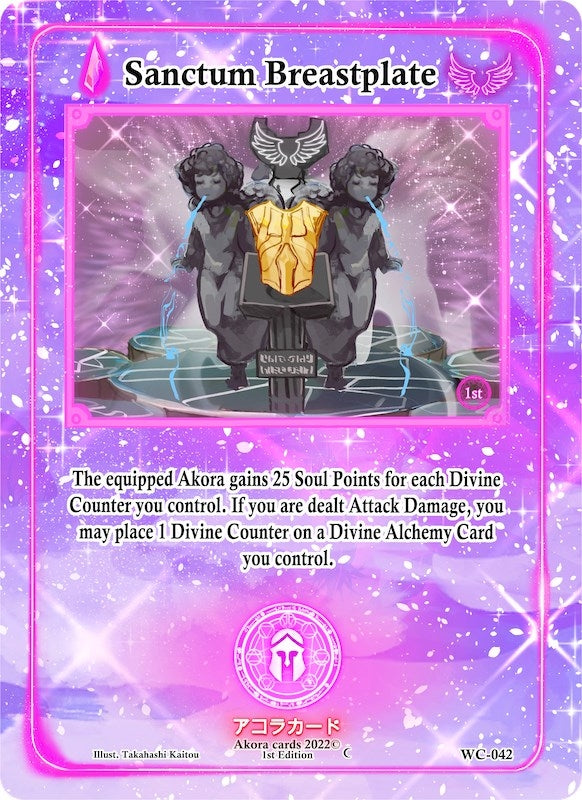 Image for Sanctum Breastplate (Warped Crusaders [1st Edition]) (WC-042) - Akora TCG