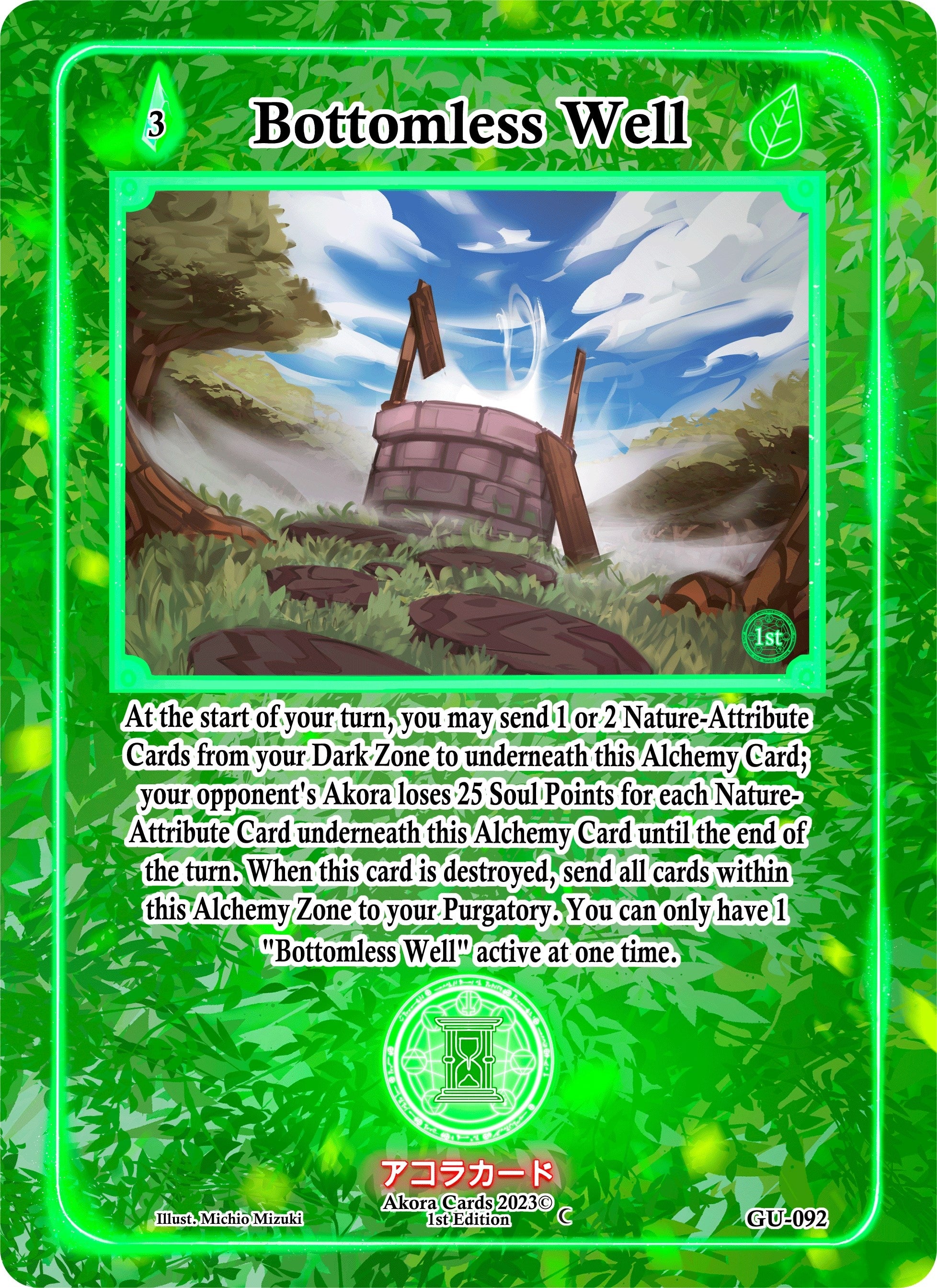 Image for Bottomless Well (Grordhelm Uprising [1st Edition]) (GU-092) - Akora TCG