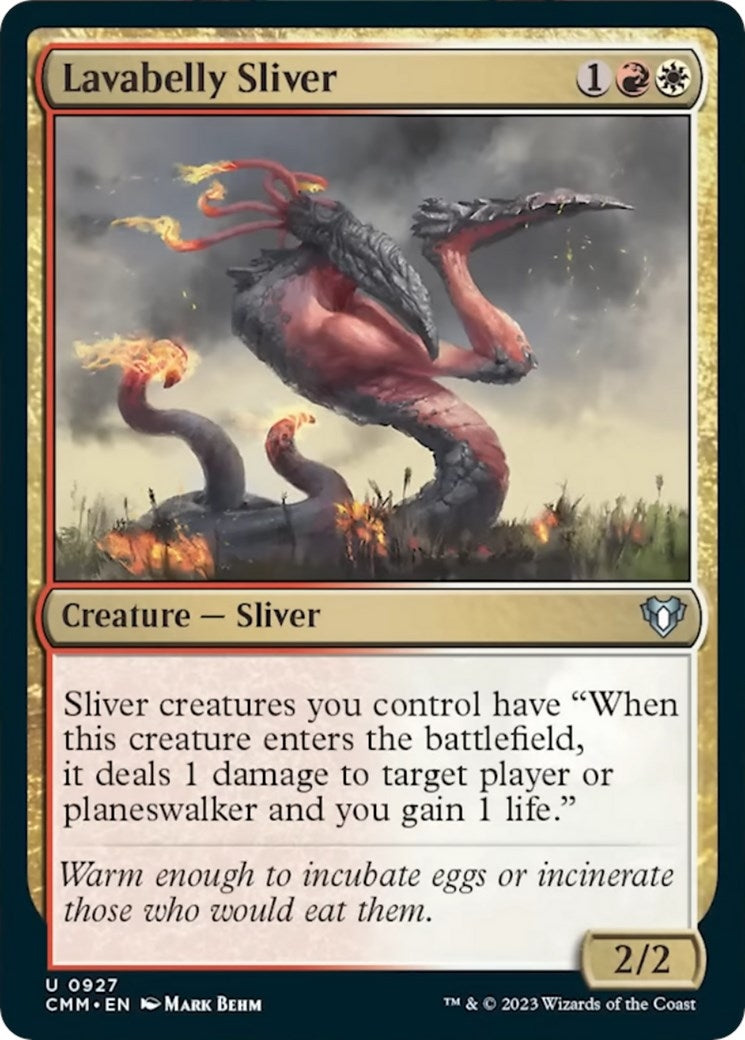 Image for Lavabelly Sliver (Commander Masters) (927) - Magic: The Gathering
