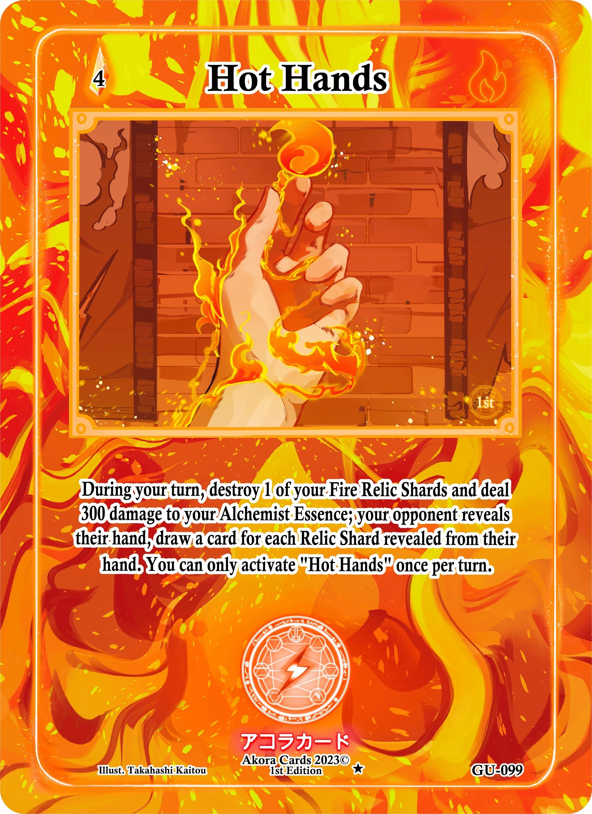 Image for Hot Hands (Grordhelm Uprising [1st Edition]) (GU-099) - Akora TCG