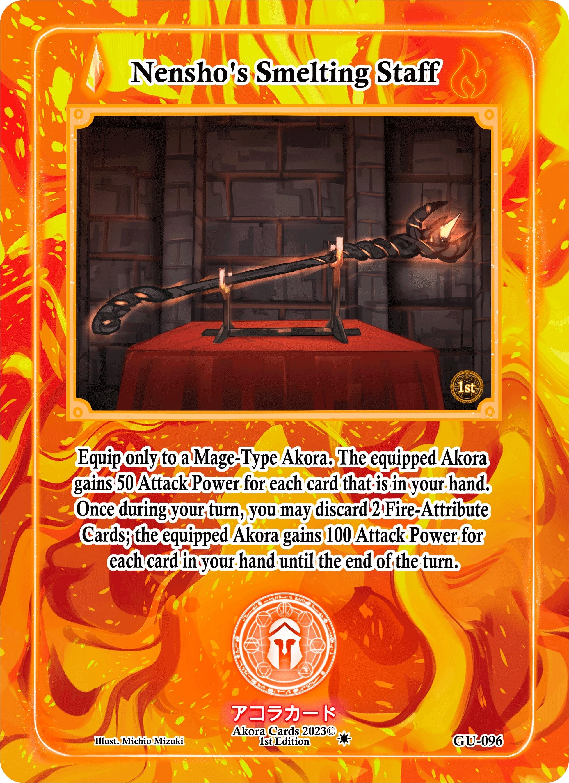 Image for Nensho's Smelting Staff (Grordhelm Uprising [1st Edition]) (GU-096) - Akora TCG