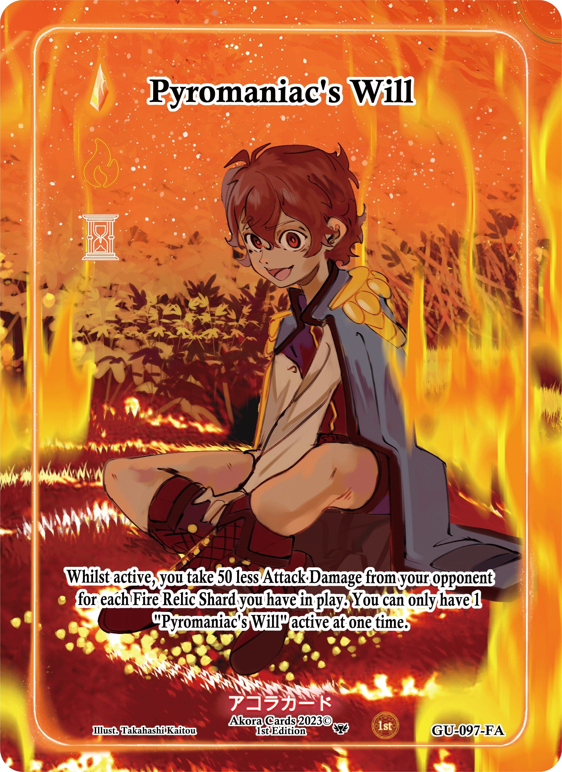 Image for Pyromaniac's Will (Full Art) (Grordhelm Uprising [1st Edition]) (GU-097-FA) - Akora TCG
