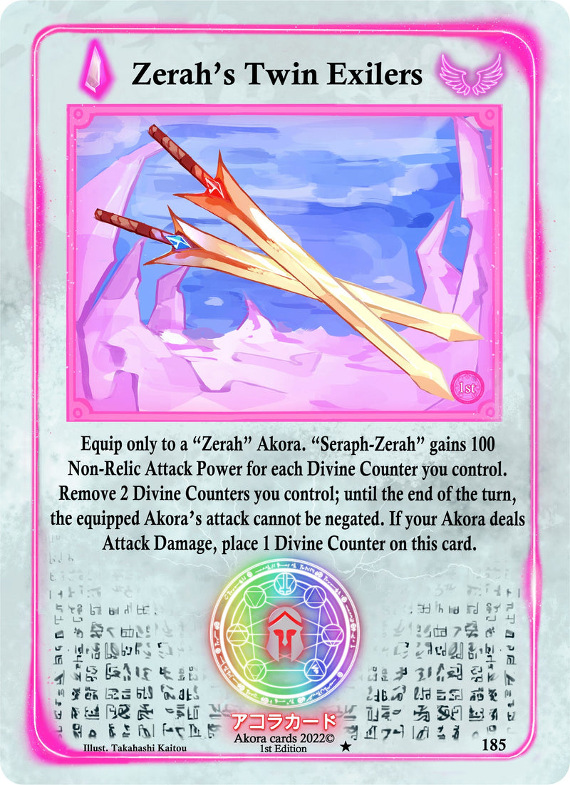 Image for Zerah's Twin Exilers (Spellbound Wings [1st Edition]) (185) - Akora TCG